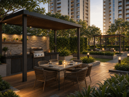 Barbecue deck